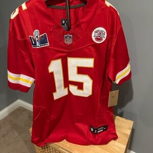 Patrick Mahomes NFL Nike On Field Apparel Super Bowl LVIII Jersey